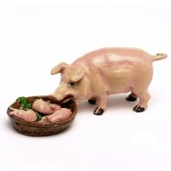 Scully & Scully Austrian Bronze Pig Mother With Babies Figurine