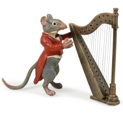 Scully & Scully Austrian Bronze Mouse With Harp