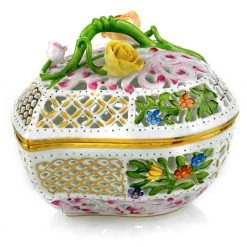 Herend Openwork Bonbonniere