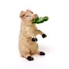 Scully & Scully Austrian Bronze Pig With Clover Figurine