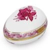 Herend Chinese Bouquet Egg Bonbon, Raspberry -Collectibles Sales Store unnamed file 1083