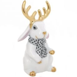 Herend White Reindeer Rabbit -Collectibles Sales Store unnamed file 1177