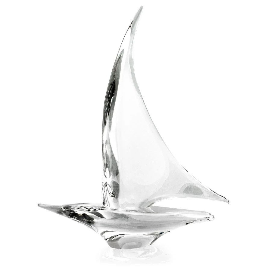 Scully & Scully Clear Crystal Sailboat 3 Scully & Scully Clear Crystal Sailboat