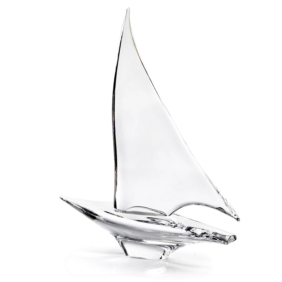 Scully & Scully Clear Crystal Sailboat 4 Scully & Scully Clear Crystal Sailboat - Image 2