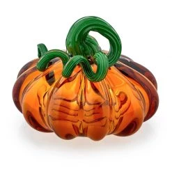 Scully & Scully Crystal Pumpkin Sculptures, Amber & Green 7 Scully & Scully Crystal Pumpkin Sculptures, Amber & Green -Collectibles Sales Store unnamed file 1232