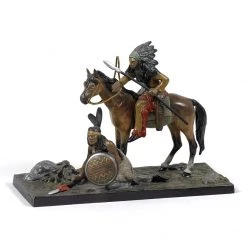 Scully & Scully Austrian Bronze Group Of Indians