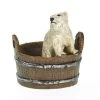 Scully & Scully Austrian Bronze Polar Bear In Bucket