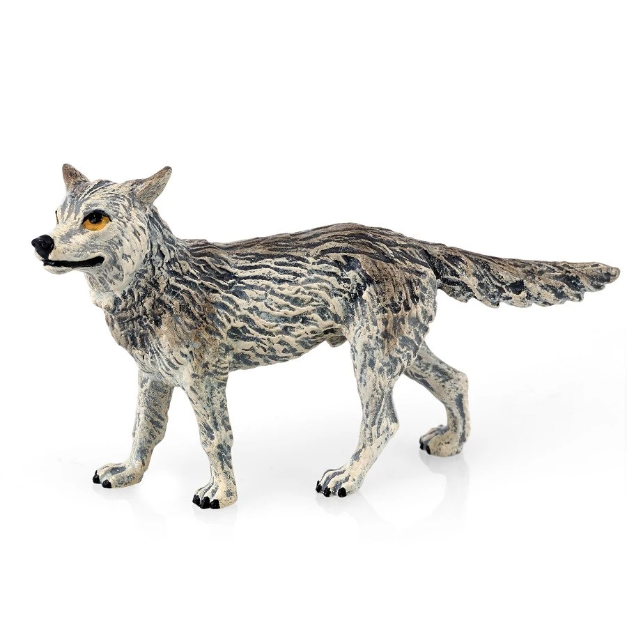 Scully & Scully Austrian Bronze Standing Wolf Figurine 3 Scully & Scully Austrian Bronze Standing Wolf Figurine