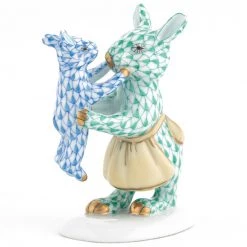 Herend Mother Bunny With Child