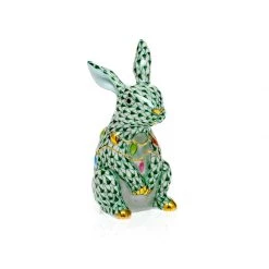Herend Bunny With Christmas Lights -Collectibles Sales Store unnamed file 1383