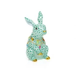 Herend Bunny With Christmas Lights -Collectibles Sales Store unnamed file 1390