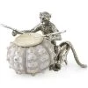 Scully & Scully Silverplated Monkey Band With Shells -Collectibles Sales Store unnamed file 1400