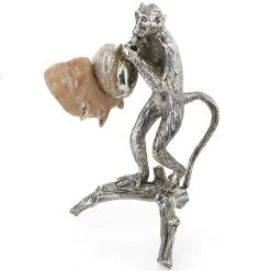 Scully & Scully Silverplated Monkey Band With Shells -Collectibles Sales Store unnamed file 1404