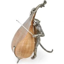 Scully & Scully Silverplated Monkey Band With Shells -Collectibles Sales Store unnamed file 1408