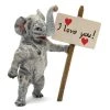 Scully & Scully Austrian Bronze Elephant With "I Love You" Sign -Collectibles Sales Store unnamed file 1422