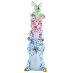 Herend Bunny Trio