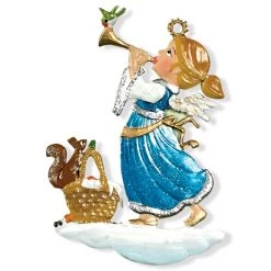 Scully & Scully Pewter Angel A Call To Christmas Ornament