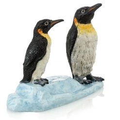 Scully & Scully Austrian Bronze Two Penguins On Ice Floe