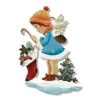 Scully & Scully Pewter Angel With Stocking Ornament -Collectibles Sales Store unnamed file 1579