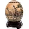 Scully & Scully Decoupage Ostrich Egg With Giraffes -Collectibles Sales Store unnamed file 1584