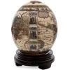 Scully & Scully Decoupage Ostrich Egg With World Map -Collectibles Sales Store unnamed file 1588