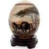 Scully & Scully Decoupage Ostrich Egg With Lions & Buffaloes 1 Scully & Scully Decoupage Ostrich Egg With Lions & Buffaloes -Collectibles Sales Store unnamed file 1602