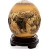 Scully & Scully Decoupage Ostrich Egg With Big Five -Collectibles Sales Store unnamed file 1610