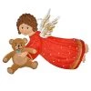 Scully & Scully Pewter Angel With Teddy Bear Ornament -Collectibles Sales Store unnamed file 1622