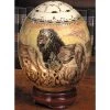 Scully & Scully Decoupage Ostrich Egg With Lions 1 Scully & Scully Decoupage Ostrich Egg With Lions -Collectibles Sales Store unnamed file 1625