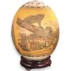 Scully & Scully Decoupage Ostrich Egg With Leopard -Collectibles Sales Store unnamed file 1640