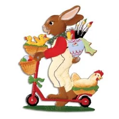 Scully & Scully Pewter Scooter Bunny