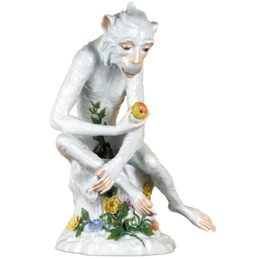 Scully & Scully Dresden Porcelain Monkey 3 Scully & Scully Dresden Porcelain Monkey
