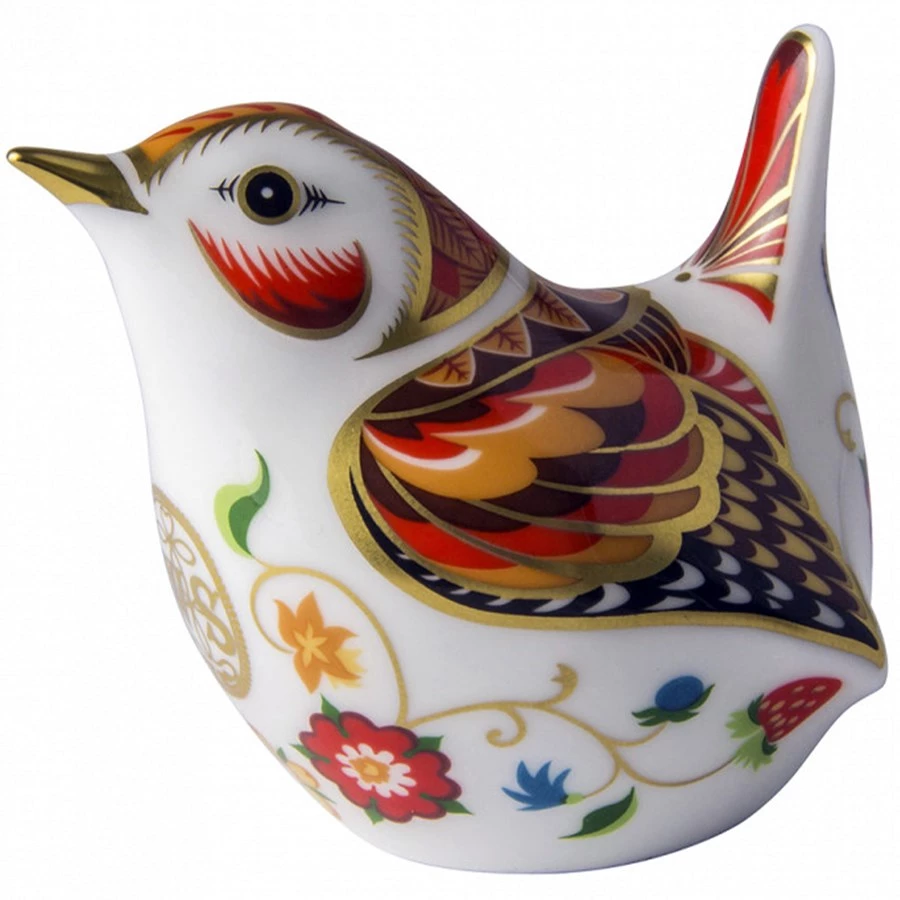 Royal Crown Derby William Shakespeare Wren Paperweight 3 Royal Crown Derby William Shakespeare Wren Paperweight