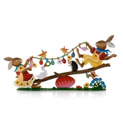 Scully & Scully Pewter Bunny Seesaw Fun