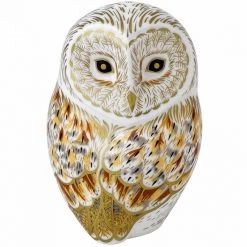 Royal Crown Derby Winter Owl Paperweight