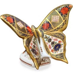 Royal Crown Derby Old Imari Porcelain Butterfly