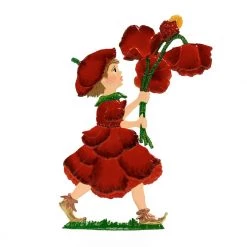 Scully & Scully Pewter Poppy Girl