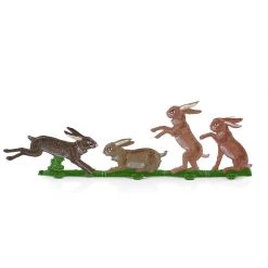 Scully & Scully Pewter Playful Bunnies