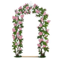 Scully & Scully Pewter Rose Trellis