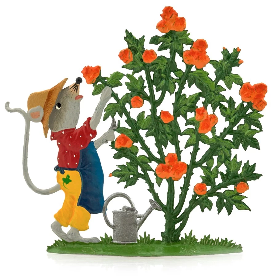 Scully & Scully Pewter Gardening Mouse 3 Scully & Scully Pewter Gardening Mouse