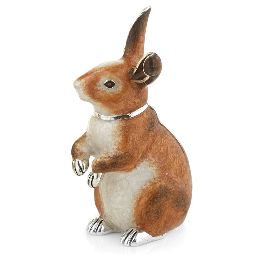 Scully & Scully Sterling Silver & Enamel Rabbits 3 Scully & Scully Sterling Silver & Enamel Rabbits