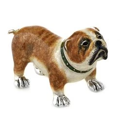 Scully & Scully Sterling Silver & Enamel Bulldogs