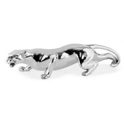 Scully & Scully Sterling Silver Prowling Large Panther Sculpture