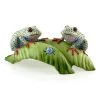 Herend Reserve Tree Frogs On Leaf -Collectibles Sales Store unnamed file 1930