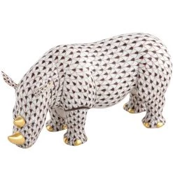 Herend Standing Rhinoceros -Collectibles Sales Store unnamed file 1960