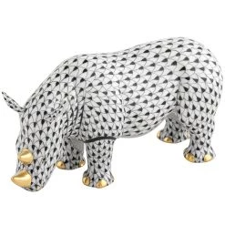 Herend Standing Rhinoceros -Collectibles Sales Store unnamed file 1964