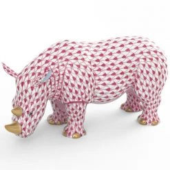 Herend Standing Rhinoceros -Collectibles Sales Store unnamed file 1965