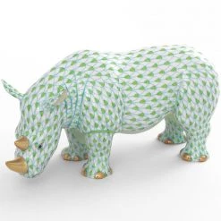 Herend Standing Rhinoceros -Collectibles Sales Store unnamed file 1969