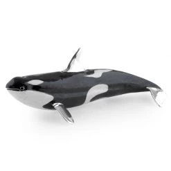 Scully & Scully Sterling Silver And Enamel Killer Whale