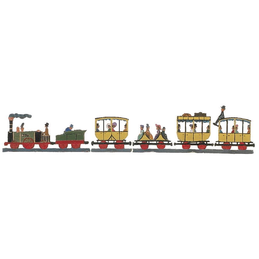 Scully & Scully Pewter Miniature Adler Train 3 Scully & Scully Pewter Miniature Adler Train